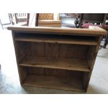 A Pine Bookcase 72cm W x 62cm H