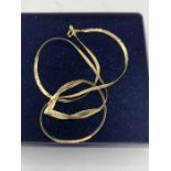 A 9ct gold necklace 2.1g