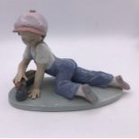 A Lladro Figure 'All Aboard' (14cm)