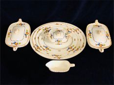 A selection of china service ware by J & G Meakin.