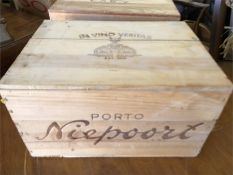 A case of twelve bottles of Niepoort Vintage Port 1997