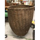 A large Ali Baba style wicker basket