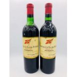 Two Bottles of 1970 Chateau La Fleur Petrus Pomerol