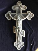 A large Russian Crucifix 70cm x 43cm