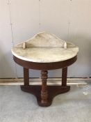 A Marble topped wash stand