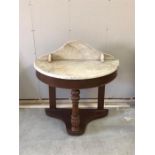 A Marble topped wash stand