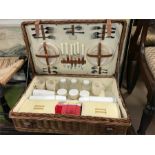 A Coracle Six setting Vintage Picnic Hamper