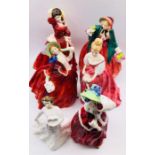 A selection of Royal Doulton Figures