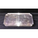 A silver platter by Mappin and Webb (940g)