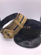 A Military Hat and belt