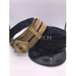 A Military Hat and belt