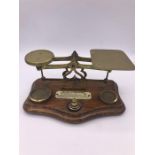 A set of W & T Avery postal scales