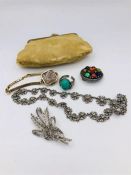 A small amount of costume jewellery