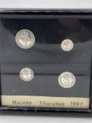 A 1967 Maundy set UNC, silver
