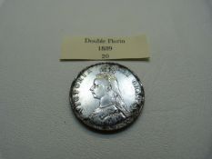 A Great Britain 1889 4 Shillings silver coin VF. Victoria with Shields to reverse. Second I is an