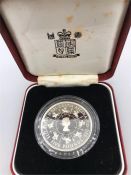 A Great Britain Elizabeth II silver proof Five Pound coin.1993.