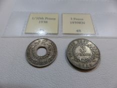 A selection of fifty one coins from British West Africa from 1909 onwards with an array of