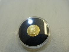 A 1995 Cook Islands Twenty Dollar Gold proof coin