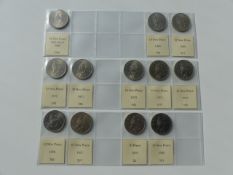 A selection of approx 134 Great Britain coins of various denominations, issues, conditions, years to