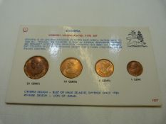 A selection of coins from Ethiopia from 1903 onwards with various years, conditions and
