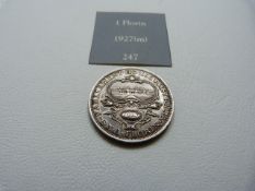 A George V One Florin 1927 Australian coin (EF)