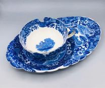 Blue oval Copeland Spode's Italian England Copeland indent with crown Copeland indent with crown