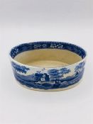 Copeland Late Spode in blue oval dish4.5" by 2.75" Blue number (10)