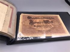 A German Banknote Album 1910-1923