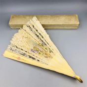 An Ivory 19th Century French fan