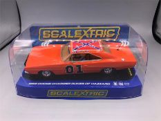 A 1969 Dodge Charger Dukes of Hazzard Scalextric car.