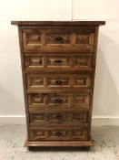 A six drawer chest of drawers