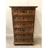 A six drawer chest of drawers