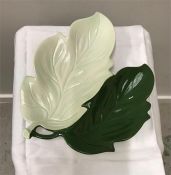 Carlton ware leaf dish