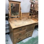 An Antique pine washstand..