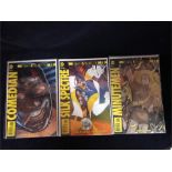 A Selection of three DC Comics Before Watchmen Aug 2012, Silk Spectre, Minutemen, Comedian.