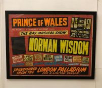 A Framed Original poster for The Prince of Wales theatre production of 'The Gay Musical Show'