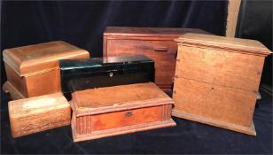 A selection of six boxes.