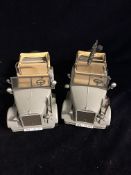 A Pair of Hasbro Raiders of the Lost Arc German Jeeps C-023E