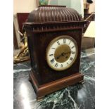 A Mahogany mantle clock