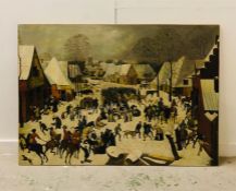 A Print of Pieter Bruegel the Elder's Massacre of the Innocents (1656-67)