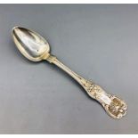 A WCS makers mark silver spoon, Glasgow 1846.