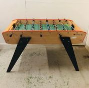 A Rene Pierre Foosball table, no balls.
