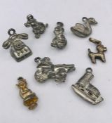 Selection Of Silver Charms