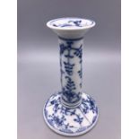 Blue and White 19th Century Chinese candlestick