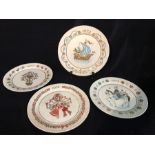 A selection of four Spode Christmas plates from the 1970's