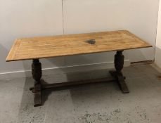 A Pine topped Dining Table