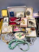 A Large volume of costume jewellery