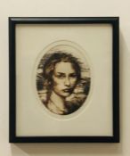 'Odelle' Limited Edition Etching 7/8 by Megan Roodenry's