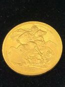 A 1910 Gold Sovereign