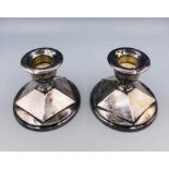 A Pair of Mappin and Webb, Mappin plate, candlesticks